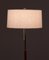 Mid-Century Scandinavian Brass and Leather Floor Lamp from Bergboms, 1960s, Image 4