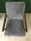 Mid-Century Sessel aus Schaffell in Grau 6