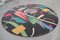 Large Italian Round Rug, 1960s, Image 1