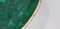 Bol Rond en Malachite et Laiton, 1960s 3