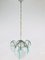 Mid-Century 3-Tier Chrome and Glass Chandelier by Gino Vistosi , 1960s, Image 8