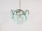 Mid-Century 3-Tier Chrome and Glass Chandelier by Gino Vistosi , 1960s, Image 6