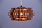 Danish Copper Ceiling Lamp by Werner Schou for Coronell Elektro, 1960s 3