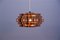 Danish Copper Ceiling Lamp by Werner Schou for Coronell Elektro, 1960s 6