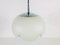 German White Opaline Glass Ceiling Lamp from Peill and Putzler, 1970s 3