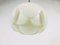 German White Opaline Glass Ceiling Lamp from Peill and Putzler, 1970s 4