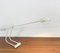 Lampada da tavolo regolabile in metallo bianco, Italia, anni '80, Immagine 7