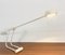Italian White Metal Adjustable Table Lamp, 1980s 1
