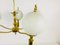 Mid-Century Brass Ceiling Lamp, 1950s 7