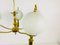 Mid-Century Brass Ceiling Lamp, 1950s, Image 7