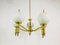 Mid-Century Brass Ceiling Lamp, 1950s 3