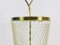 Schirmständer aus Messing & Aluminium von Vereinigte Werkstätten Collection, 1960er 4