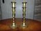 Art Deco Brass Candleholders, 1960s, Set of 2 1