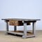 Industrial Wooden Work Table, 1950s, Image 8