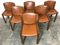 Italian Rosewood Model 300 Dining Chairs by Joe Colombo for Pozzi, 1960s, Set of 6 7