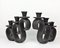 Large French Ceramic Candleholders by Giraud-Vallauris, 1950s, Set of 2, Image 4