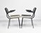 Metal and Vinyl Armchairs, 1950s, Set of 2, Image 5