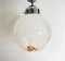 Large Glass Ceiling Lamp from Mazzega, 1960s 5
