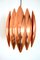 Lámpara colgante Kastor de cobre de John Hammerborg para Fog & Mørup, años 60, Imagen 1