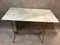 Antique Cast Iron and Marble Bistro Table, 1900s, Image 1