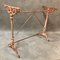 Antique Cast Iron and Marble Bistro Table, 1900s 5