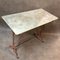 Antique Cast Iron and Marble Bistro Table, 1900s 3
