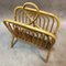 Rattan Magazine Rack, 1960s 8