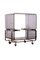 Mid-Century Acrylic Glass and Chrome Console Table, 1960s, Image 1