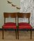 Mid-Century Red Dining Chairs, Set of 2 8