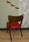 Mid-Century Red Dining Chairs, Set of 2, Image 4