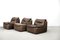 Leather 144 Sofas by Friedrich Hill for Walter Knoll / Wilhelm Knoll, 1970s, Set of 5, Image 21