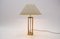 Italian Bamboo and Brass Table Lamp, 1960s 3