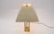 Italian Bamboo and Brass Table Lamp, 1960s 8