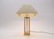 Italian Bamboo and Brass Table Lamp, 1960s 4