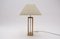 Italienische Tischlampe aus Bambus & Messing, 1960er 1