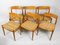 Oak and Cord Model 75 Dining Chairs by Niels Otto Møller, 1960s, Set of 6 2