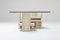Postmodern French Travertine Coffee Table, 1970s, Image 2