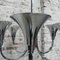 Lampada da soffitto Art Déco in metallo cromato, anni '30, Immagine 16