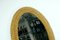 Espejo Mid-Century grande ovalado de ratán, años 50, Imagen 5
