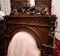 Antike Esszimmerstühle aus geschnitztem Nussholz von Sellerio Giuseppe, 2er Set 9