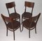 Vintage Polish Dining Chairs from Fabryka Mebli Gyetych Jozef Mintzis Ka. W. Radomsko, 1920s, Set of 4 8