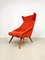 Mid-Century Danish Wingback Armchair, 1960s, Image 1