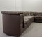 Mid-Century Gray Brown Leather Modular Model DS11 Sofa from de Sede, 1960s, Set of 6 6