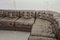 Mid-Century Gray Brown Leather Modular Model DS11 Sofa from de Sede, 1960s, Set of 6 11