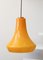 Mid-Century Yellow Glass Ceiling Lamp 3