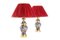 19th Century Porcelain Table Lamps, Set of 2, Image 2