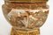 Maceta antigua de loza y bronce dorado, década de 1880, Imagen 3
