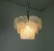 Mid-Century Acrylic and Frosted Glass Chandelier 6