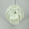 Mid-Century Acrylic and Frosted Glass Chandelier 2