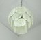 Mid-Century Acrylic and Frosted Glass Chandelier, Imagen 2